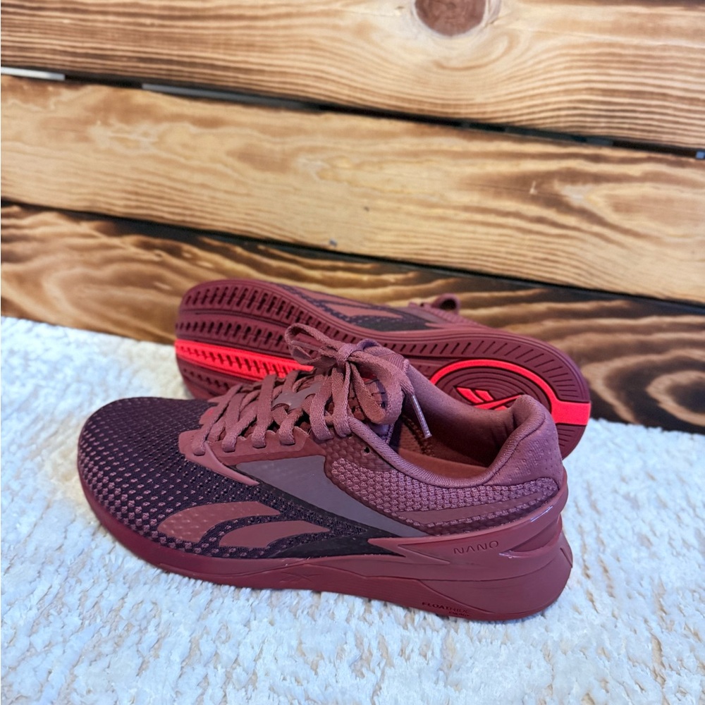 Reebok Nano X3 Sneakers Sedona Rose Maroon Women's Training Shoes